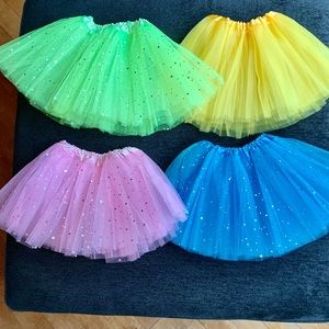 4 Piece Girls Ballet Tutus